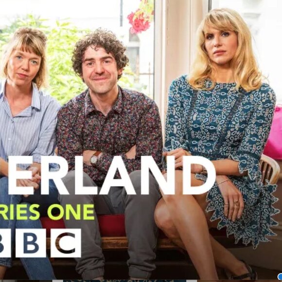 Maje Blue and White Patterned Dress - Picture 5 of 5